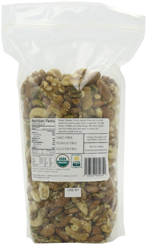 Braga Organic Farms Organic Nut Mix 2lb Bag gallery