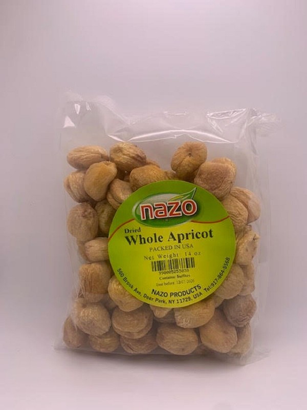 Nazo Dried Whole Apricot 14 Oz