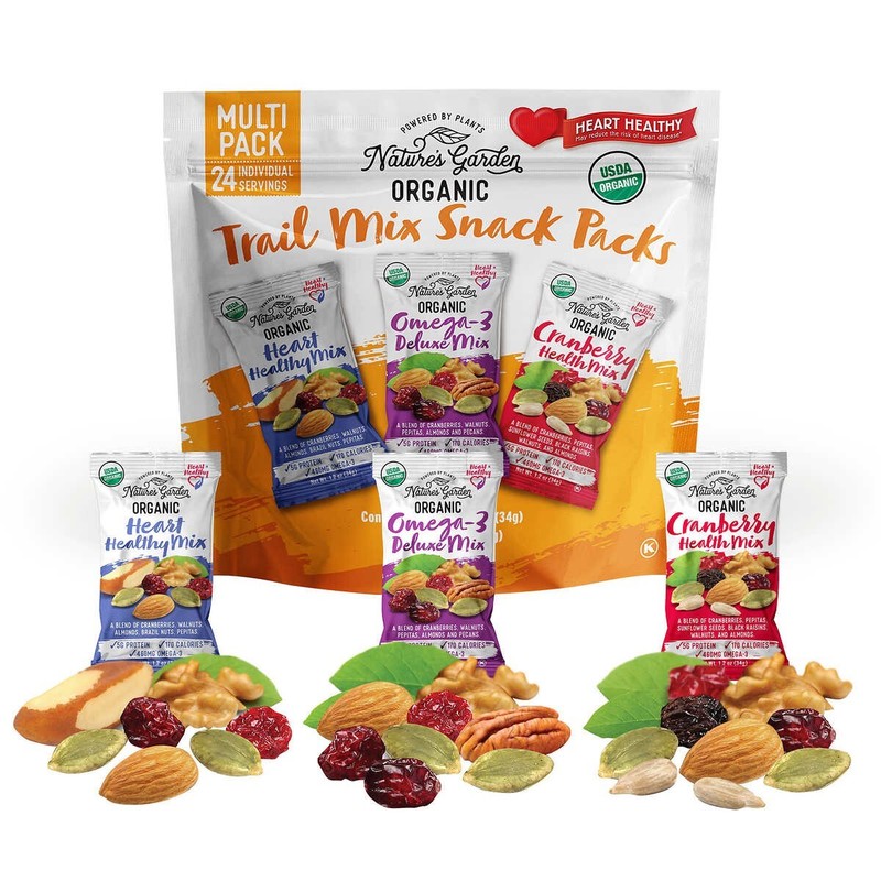 Nature's Garden Organic Trail Mix 24-count, 2-pack gallery