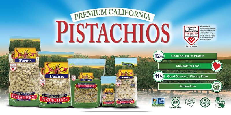 Premium Pistachios, Dry Roasted with Sea Salt, 3lb Bag (48 oz) gallery