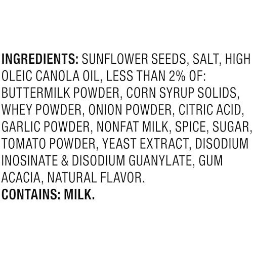 DAVID Roasted and Salted Ranch Sunflower Seeds, 1.625 oz, 12 Pack gallery