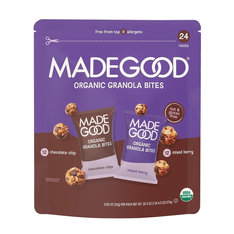 Made Good Organic Granola Minis Variety Pack 0.85 oz 24 Count EXP 09/2026