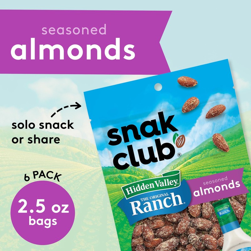 Almonds with Hidden Valley Ranch Seasoning, Roasted Almonds, Gluten-Free and ... gallery