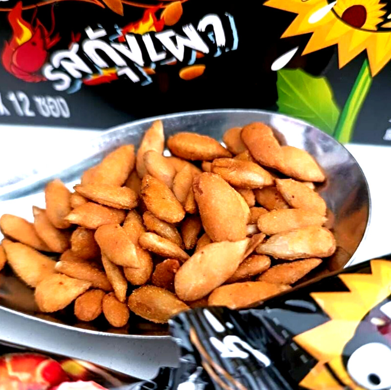 Sunsnack Cereal coated sunflower seed Grilled shrimp Thai flavor child 12g.x12 gallery