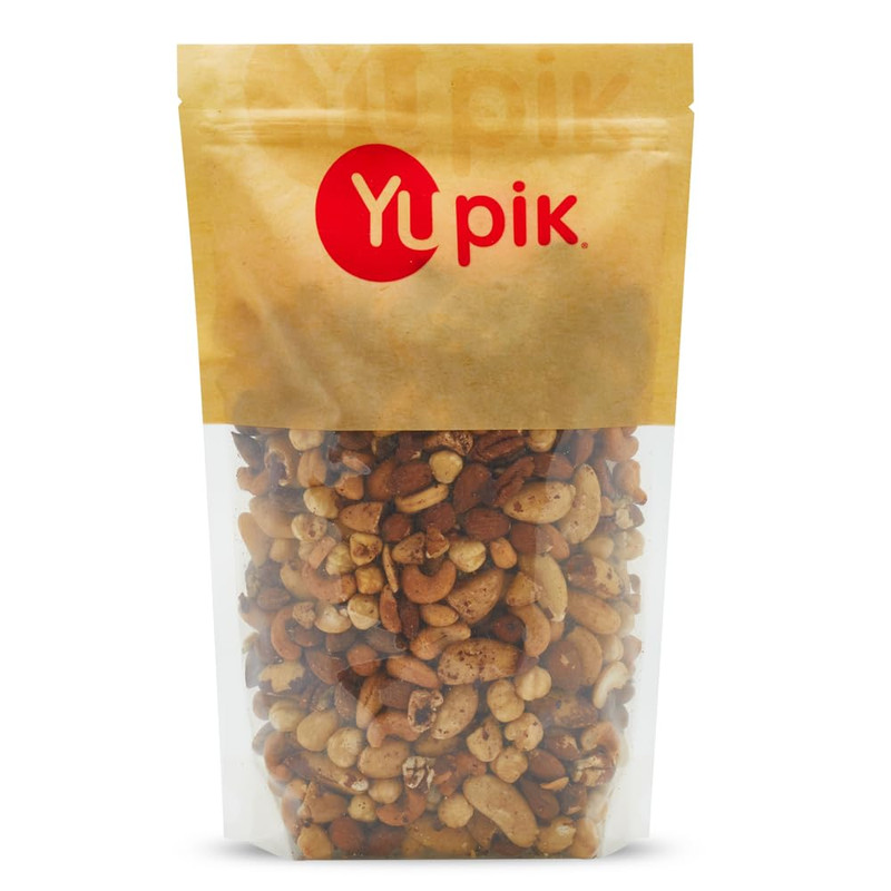 Deluxe Roasted Unsalted Nut Mix, 2.2 Lb (35.2 Oz), Vegan, Gluten Free, Cholester