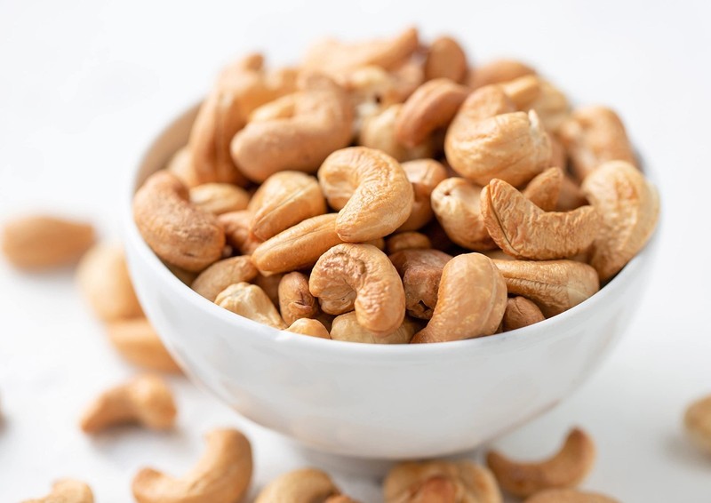 Dry Roasted Whole Cashews with Himalayan Salt - 4 lbs Vegan Kosher Snack Nuts gallery