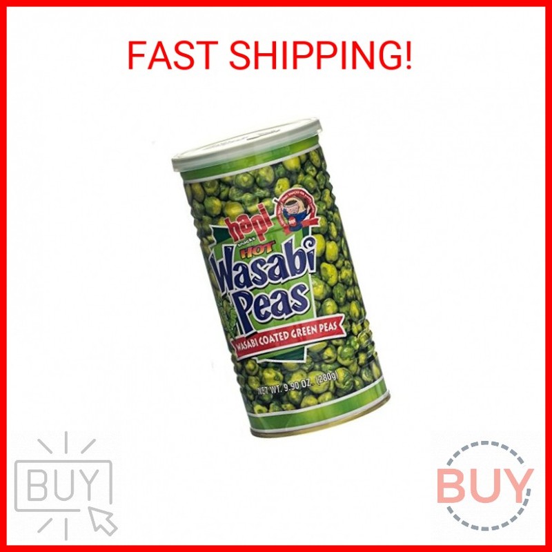 Hapi Hot Wasabi Peas, 9.9 Ounce Tins (Pack of 4) gallery