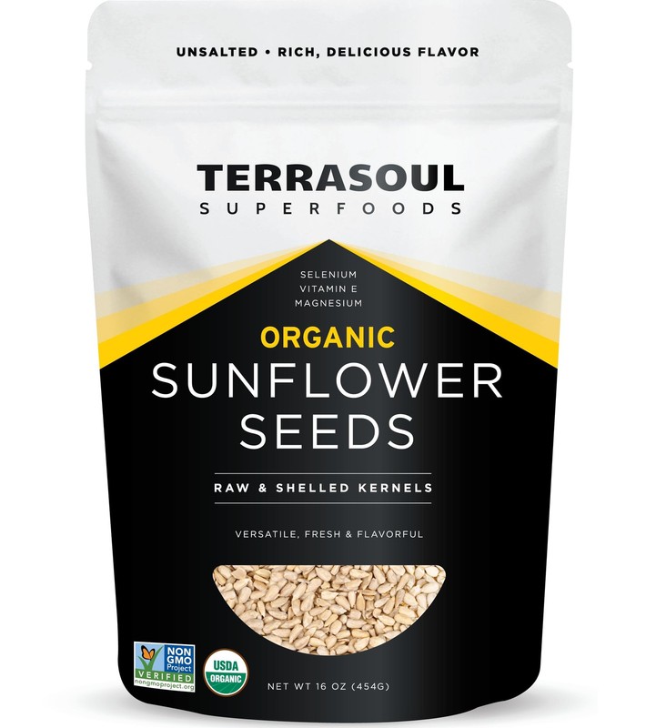 Organic Hulled Sunflower Seeds, 16oz | Fresh | Vitamin E