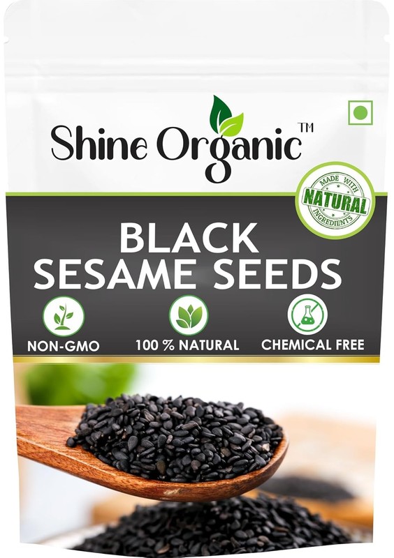 Shine Organic Black Sesame Seeds 500gm