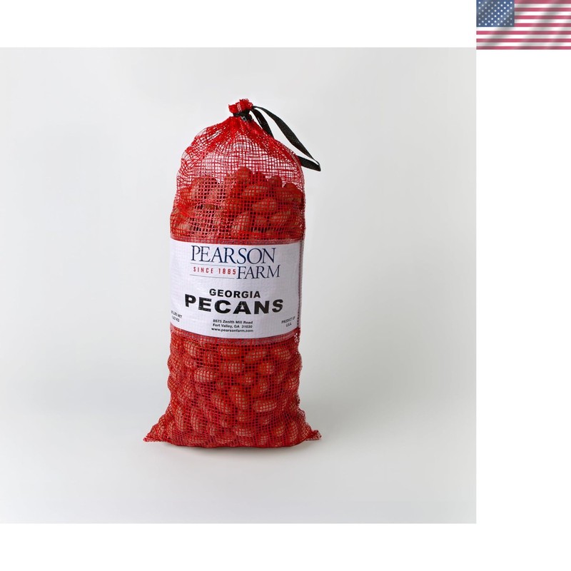 5 lb Raw In-Shell Georgia Pecans - Rich in Antioxidants & Fiber-Packed Snack