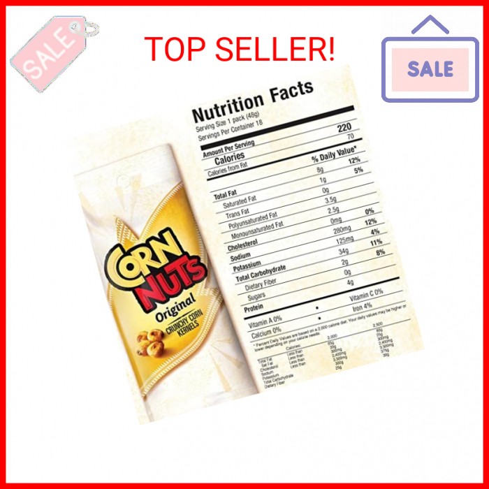 CORN NUTS Original Flavored Corn Kernels, Crunchy Corn Snacks, Snack Box, Variet gallery