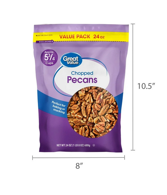 Great Value Chopped Pecans, 24 oz gallery