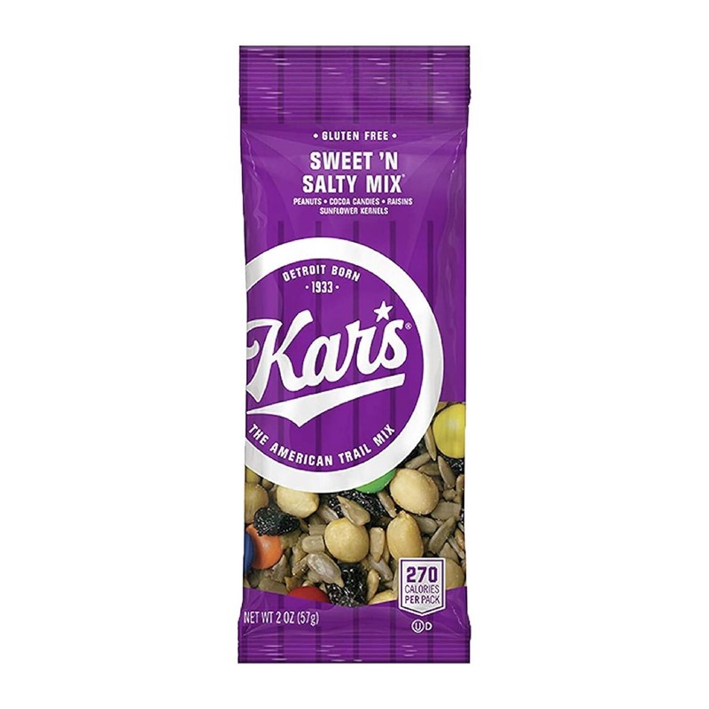 Bulk Pack of 72 Kar’s Gluten-Free Sweet ‘N Salty Trail Mix 2 oz Snack Packs gallery