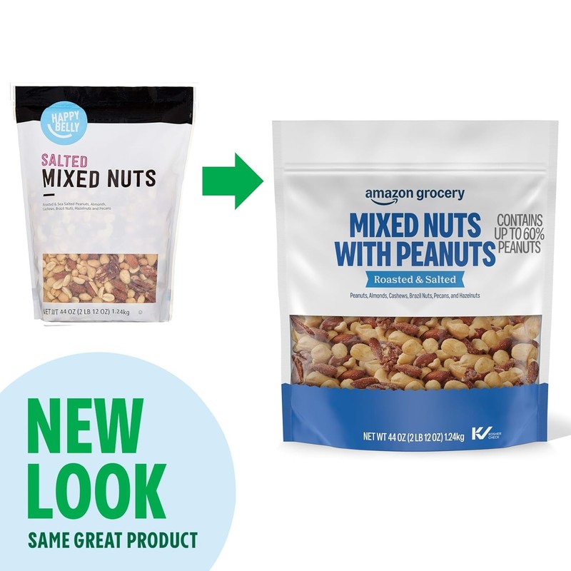 Happy Belly California Walnuts Halves and Pieces, 16 ounce (Pack of 2) gallery