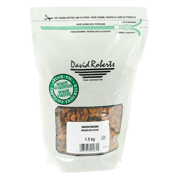 David Roberts Raisin Golden 1.5KG/3.31LBS