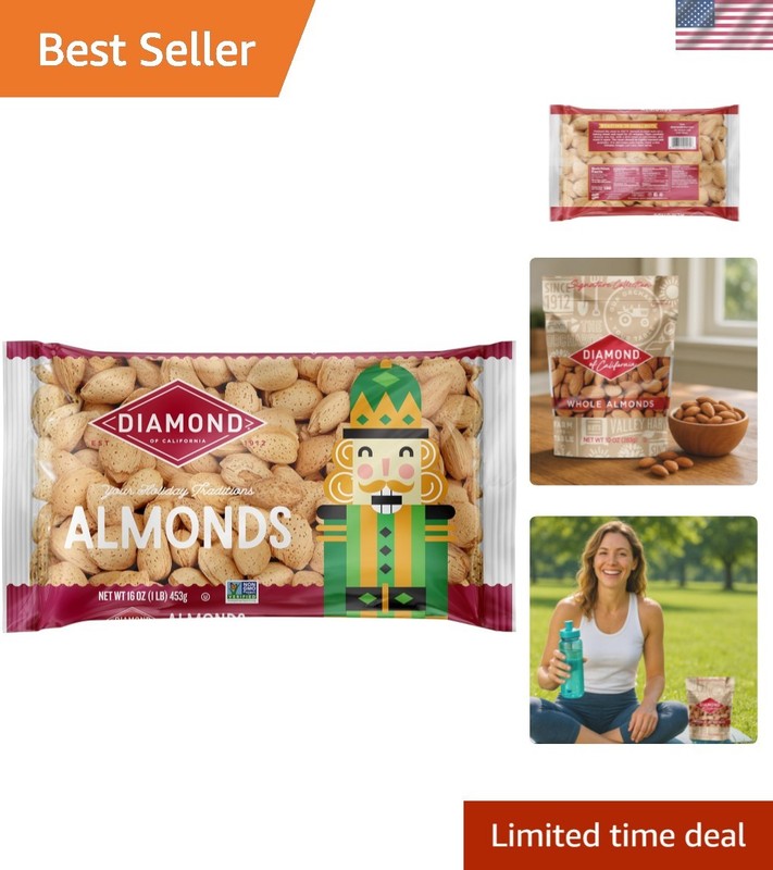 In-Shell Peerless Almonds, 16.0 oz Bag
