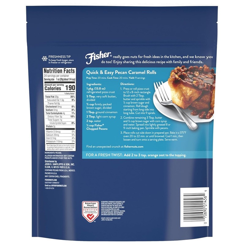 Unsalted Pecans 24 oz – Protein, Keto Friendly