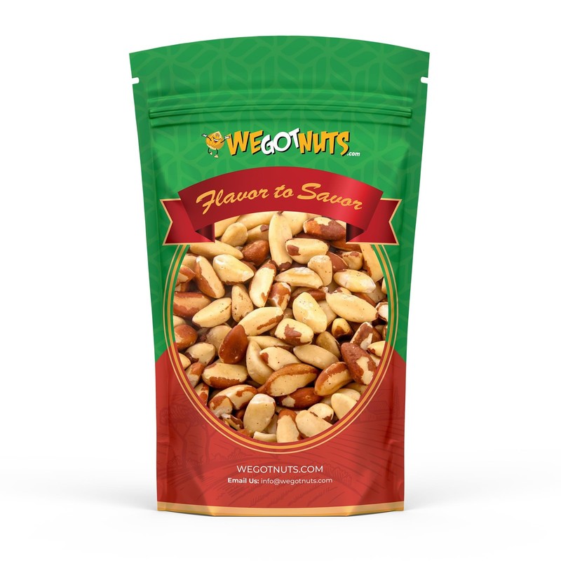 Whole Brazil Nuts – 3 Pounds, Shelled, Raw, Natural, No Preservatives Added, N