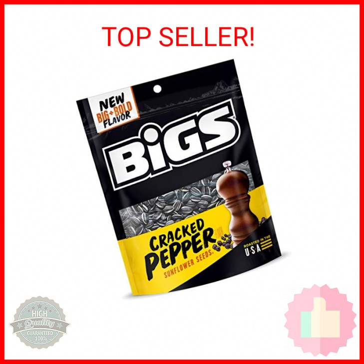BIGS Sunflower Seeds, Cracked Pepper Flavor, 5.35 oz. gallery