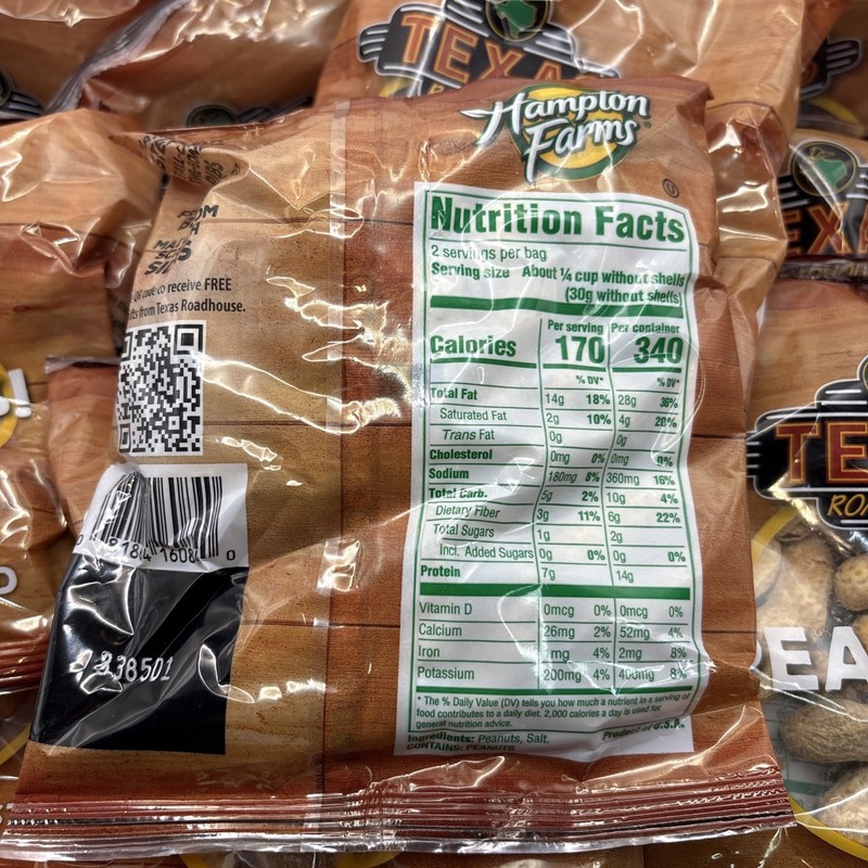 11 Sealed Bags Of Texas Roadhouse Salted & Roasted Peanuts Net WT 4.0 Oz (114g) gallery