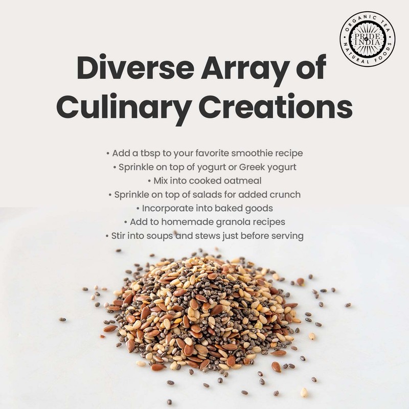 Triple Omega Superseed Mix - Chia Flax & Sesame Superfood Jar gallery