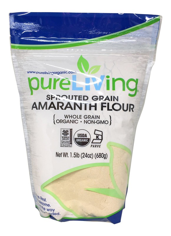 Pure Living Liv Organic Sprouted Amaranth Flour – 24 oz