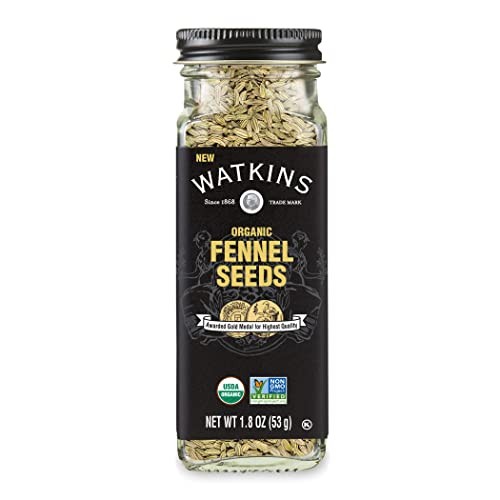 Watkins Organic Fennel Seeds 1.8 oz 1-Pack Spice Seasoning For Cooking Culinary