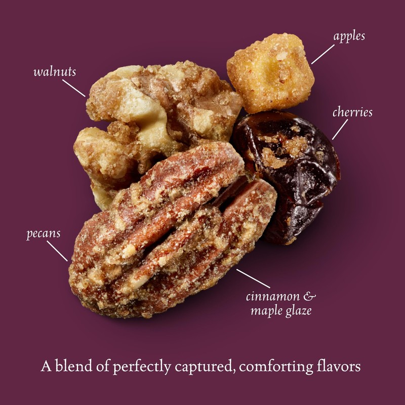 Maple Pecans Glazed Mix, 1.5 Oz Grab & Go Bags (18 Packs) Dry-Roasted, Deluxe... gallery