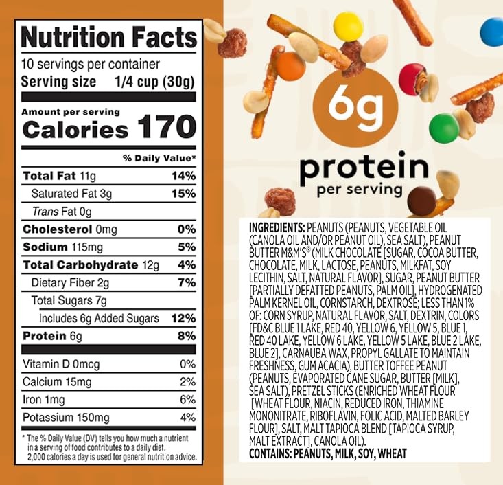 Snak Club Peanut Butter Chocolate Trail Mix with 11 Ounce (Pack of 1) gallery