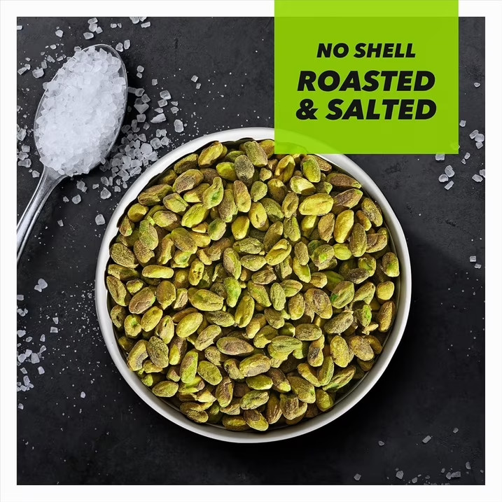 Wonderful Salted & Roasted Pistachios, No Shells, 0.75 oz., 21 pk. gallery