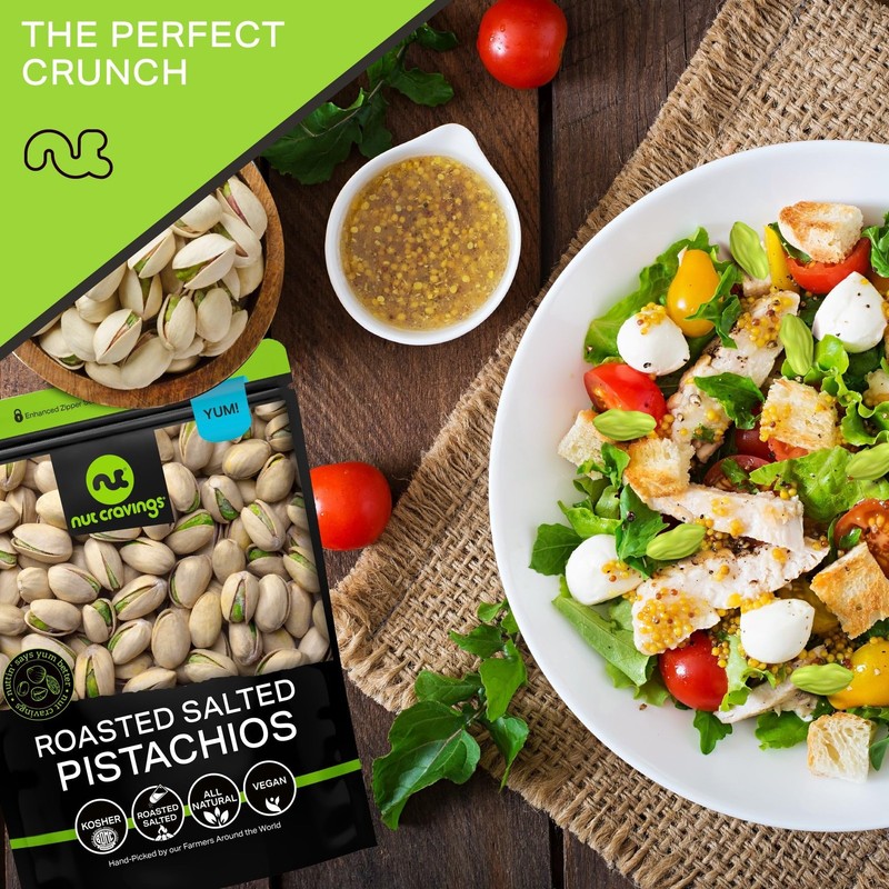 - Freshly Roasted & Salted California Pistachios (48oz - 3 LB) Packed Fresh i... gallery