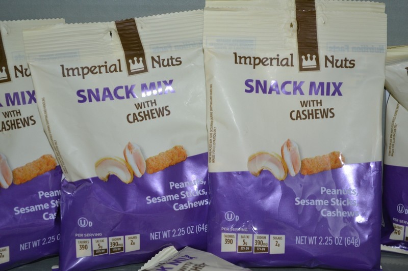 (8) Imperial Nuts Snack Mix With Cashews, 2.25 oz Each, Best By Date 07/2027 gallery