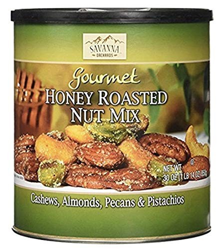 2 Pack Savanna Orchards Gourmet Honey Roasted Nut Mix 30 oz. Can 30 Ounces gallery