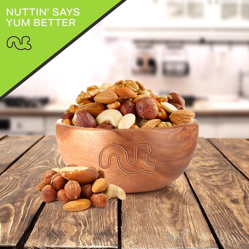 Mixed Nuts Roasted Salted Pecan Almond Cashew Hazelnut Brazil Brazil 16oz gallery