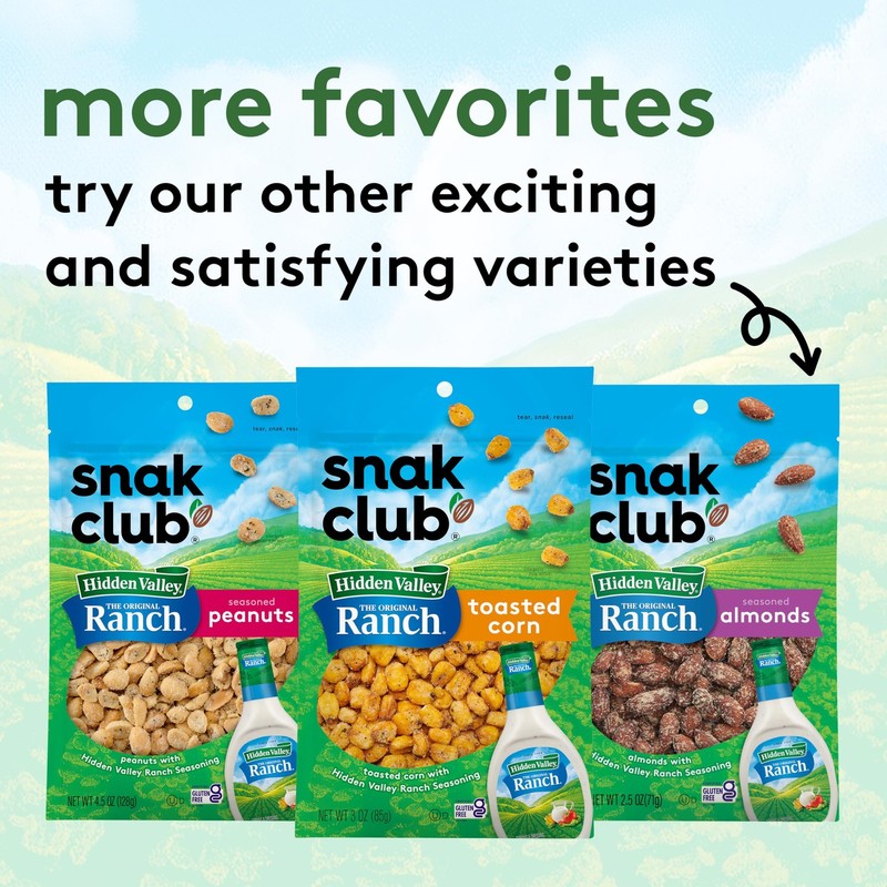 Hidden Valley Ranch and Dill Pickle Flavored Snack Mix, Toasted Corn, Roasted... gallery