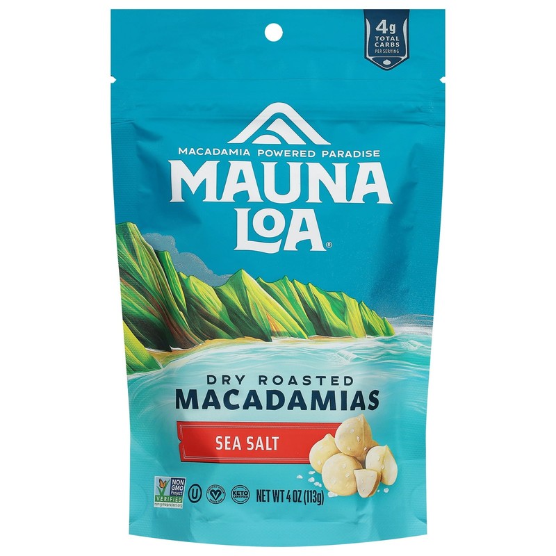 Mauna Loa Sea Salt Macadamia Nuts – 4oz Bag