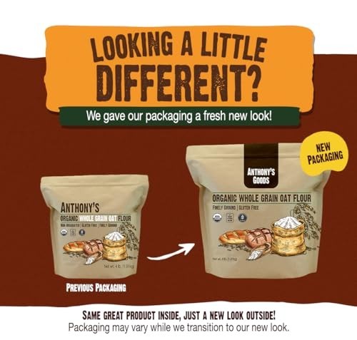 Organic Oat Flour 4 lb Gluten Free Non GMO Finely Ground Vegan Baking gallery