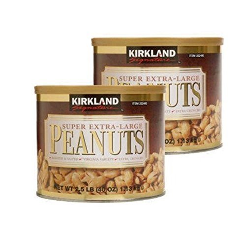 Kirkland Signature Super Extra-Large Peanuts Roasted & Salted 2.5 lbs (Pack of gallery