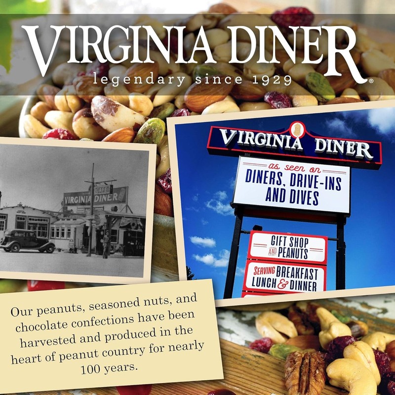 Virginia Diner Natural Virginia Honey Roasted & Sriracha XL Peanuts Gourmet gallery