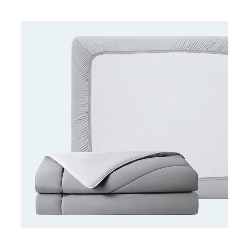 REST Save $129 on Evercool Comforter + Cooling Fitted Sheet Value Bundle - in...