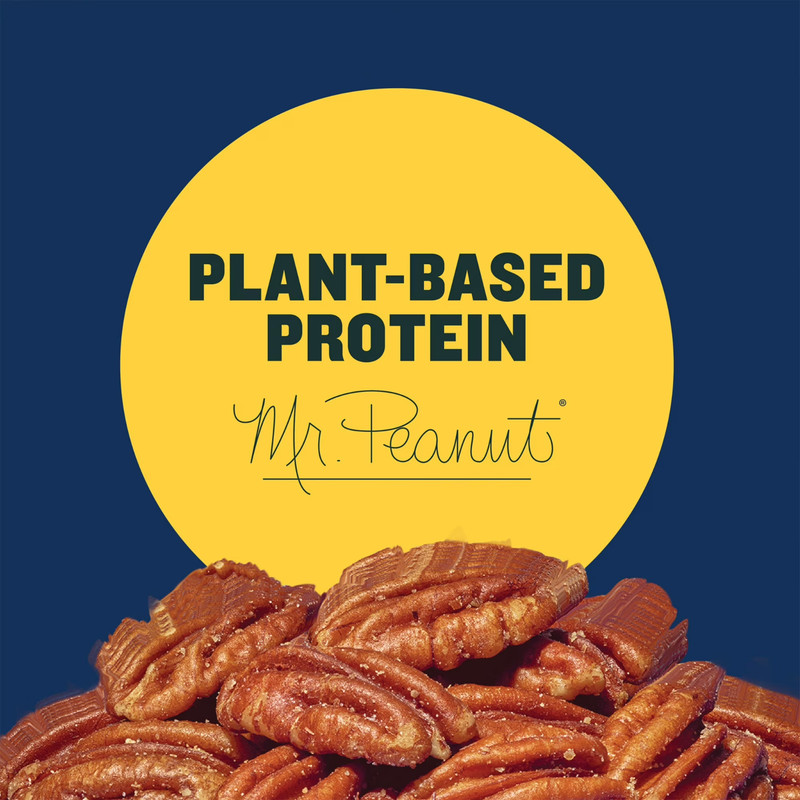 PLANTERS Roasted Pecan Nuts, Party Snacks,Plant Based Protein, 7.25 oz Steel Can gallery