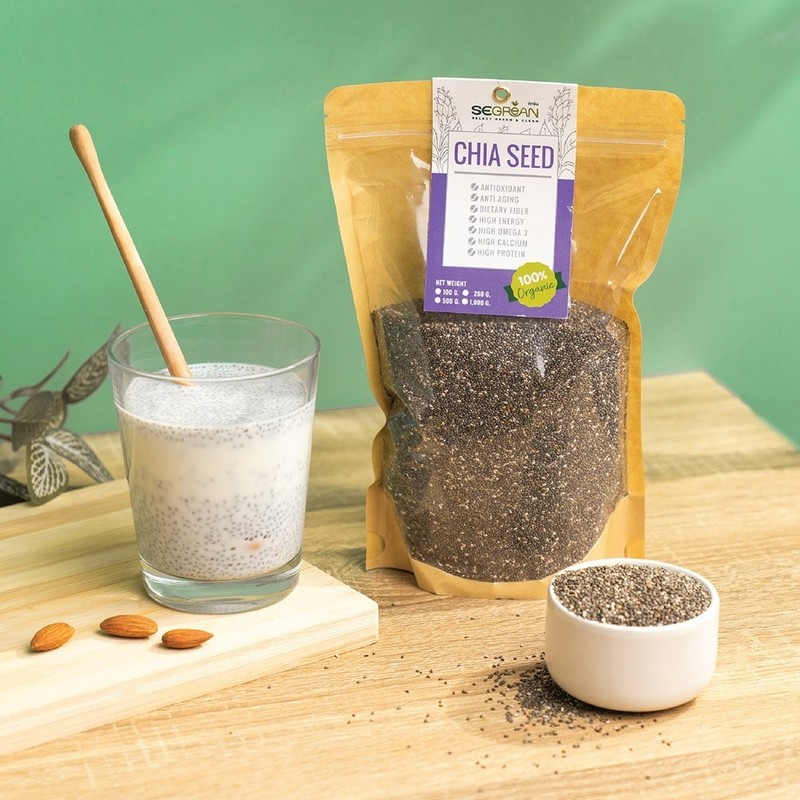 Organic Chia Seeds Premium Grade AAA 100g High Protein Superfood