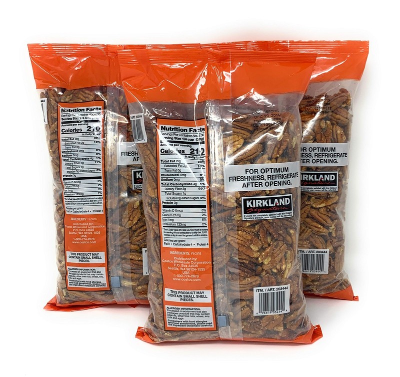 Kirkland Signature Pecan Halves, 2 Pound (3 Pack) gallery