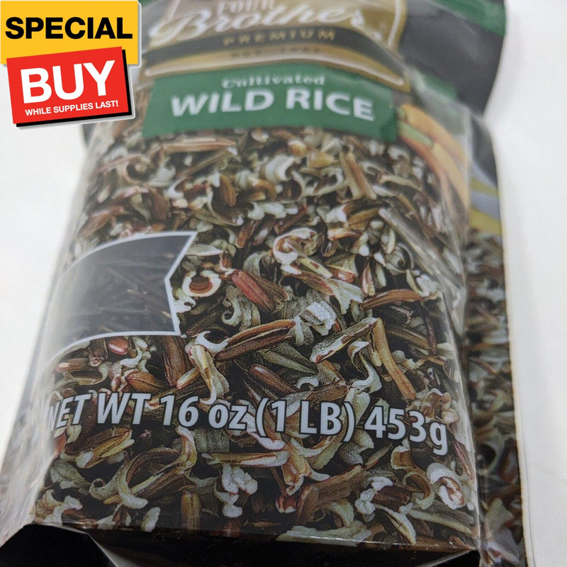 Minnesota Grown Wild Rice by Four Brothers 1lb Cultivated Premium Raw Gluten-Fre gallery