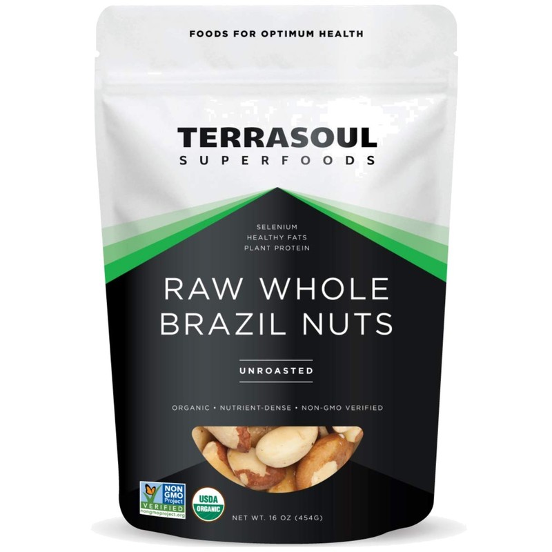 Organic Brazil Nuts, 16oz – Raw & Rich in Selenium