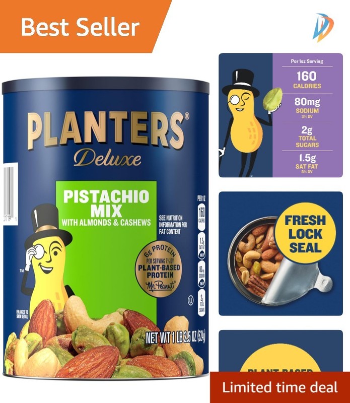 Kosher Mixed Nuts – Salted Pistachios, Almonds & Cashews, Perfect for Sharing