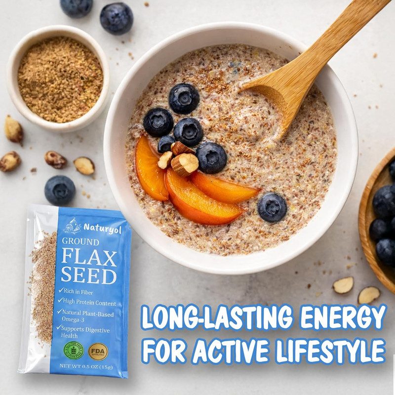 Naturyol Chia and Flax Seed Blend Sticks, Ground Flax Seeds and Chia Seeds Trave gallery