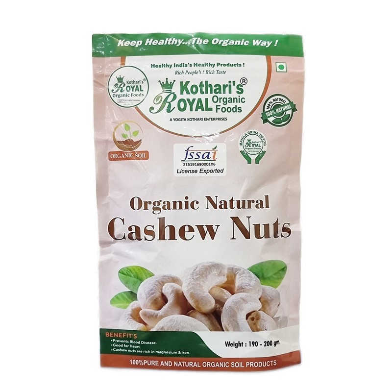 ORGANIC CASHEW NUTS 200GM gallery