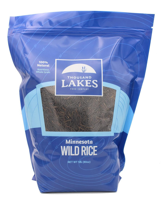 Minnesota Grown Wild Rice - Bulk - 5 Pounds | 100% All Natural gallery