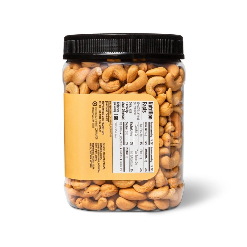 Unsalted Roasted Whole Cashews - 30oz - Good & Gather™ gallery